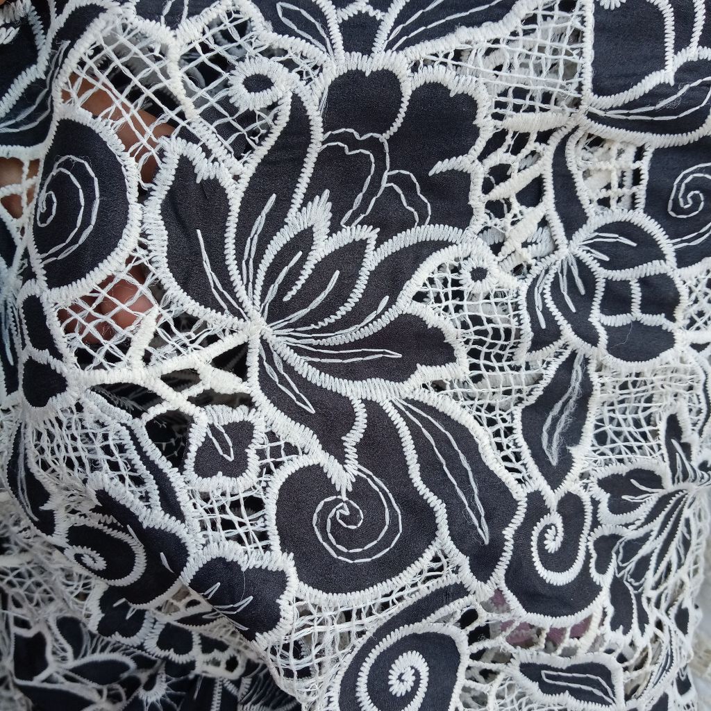 Kain Brokat Prada Chemical Lace - Kain Brokat Prada Original