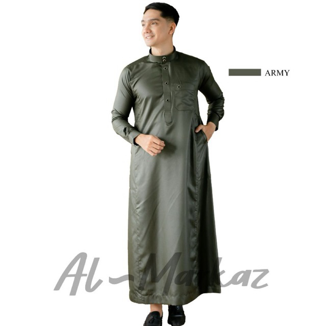 AL MARKAZ - Jubah Pria Muslim Slimfit Gulam