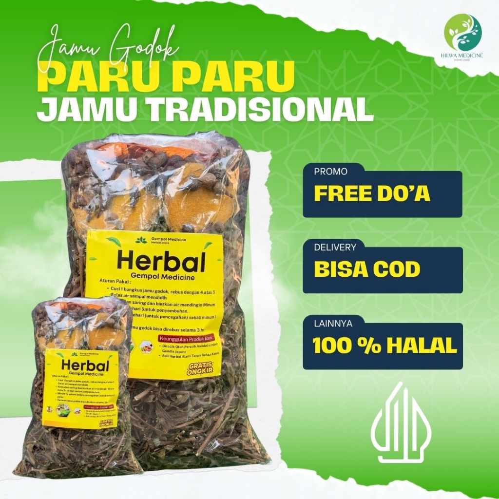 

(FREE DO'A) JAMU HERBAL PARU PARU / JAMU GODOK PARU PARU AMPUH ALAMI