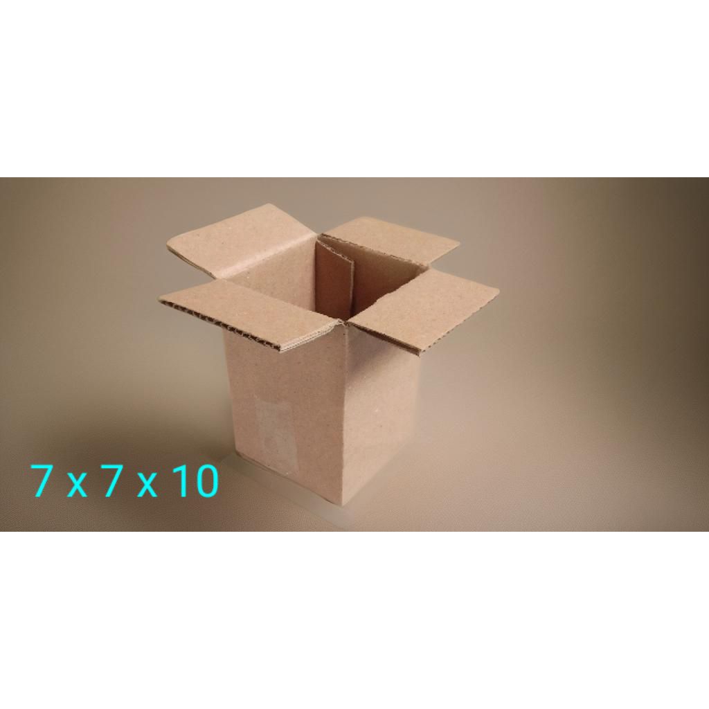 

Kardus polos kotak 7x7x10cm Single wall C flude