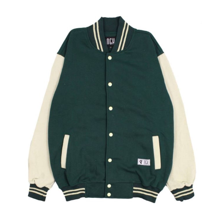 KODE A59C Jaket Sweater Baseball Varsity Polos Pria dan Wanita Jacket Distro Original