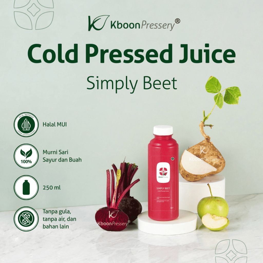 

Cold Pressed Juice Simply Beet 250ml Kboon