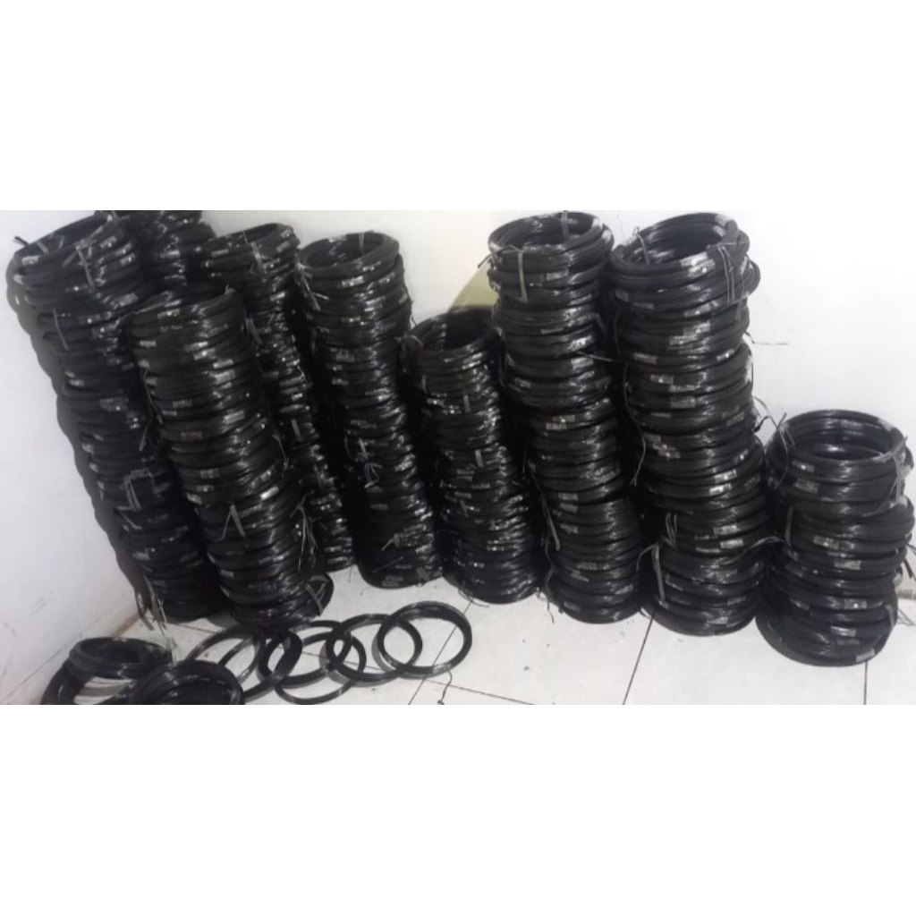 Ruji Fiber 2.5mm ASLI HITAM ROLL