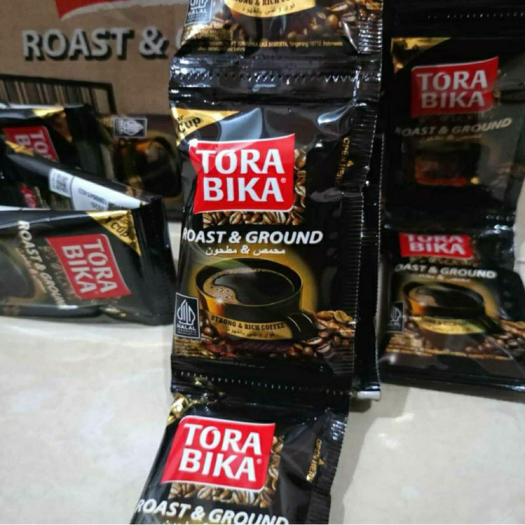 

Torabika roast and ground / Kopi torabika bubuk 6,5gram 1 renceng ( 10 sachet )