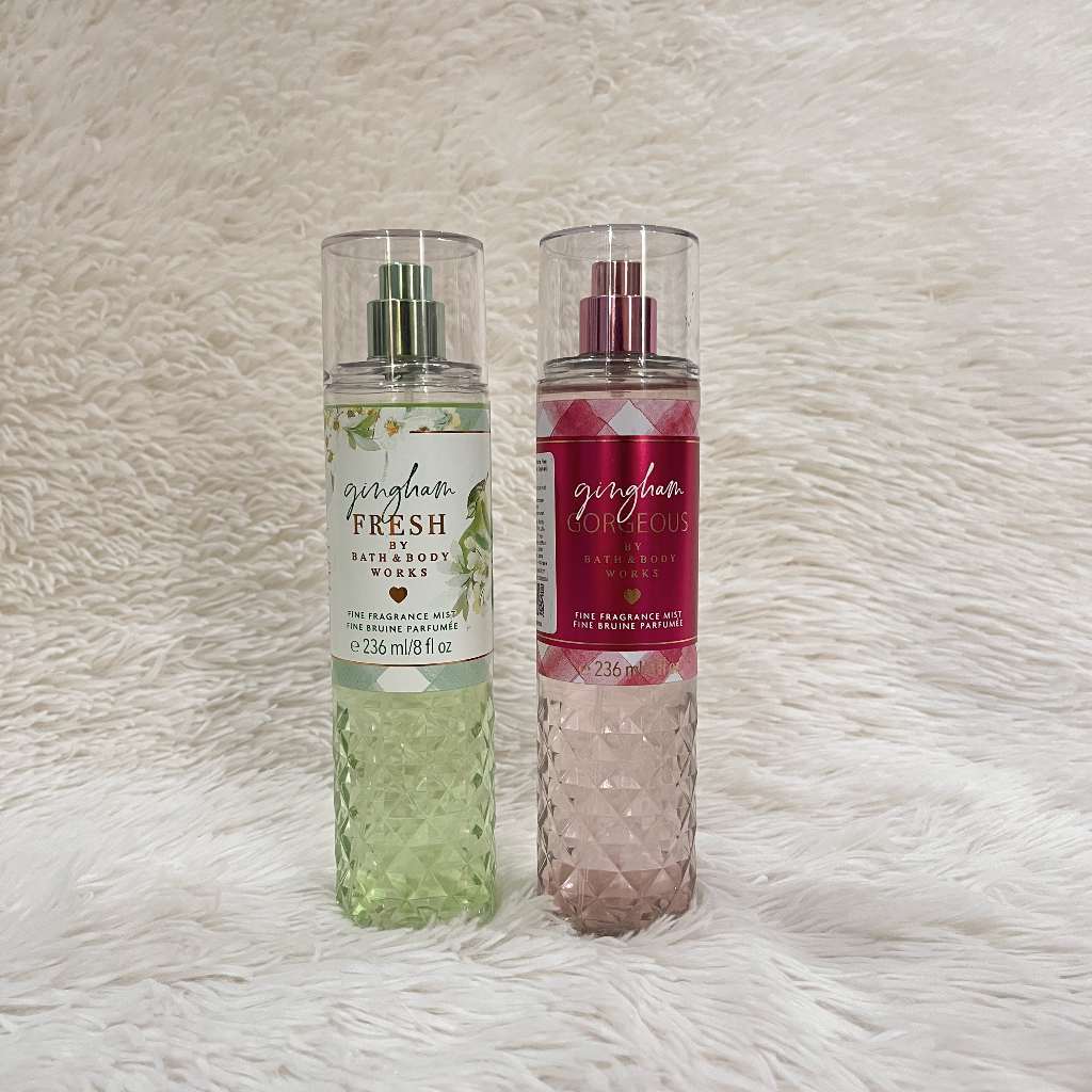 SALE BBW Bath and Body Works Body Mist Parfum Fine Fragrance Mist 236 ml Gingham Fresh / Gingham Gor