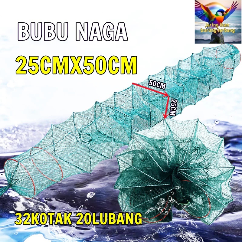 BUBU NAGA HIJAU 10M 25X30CM (anti karat)