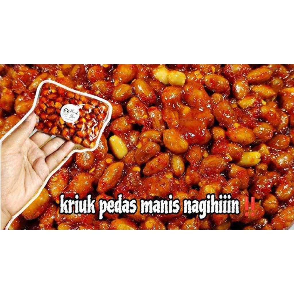 

Camilan Kacang pedas manis isi 15+1 bungkus enak nagih