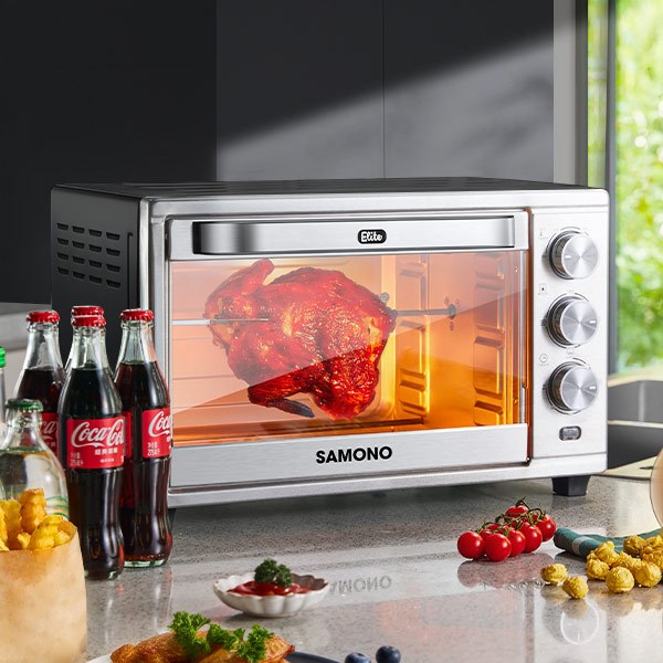 SAMONO Oven Listrik Big Capacity Low Watt Body Inner SUS Desgin Inner 30 Liter SW-EOS30 Original / O