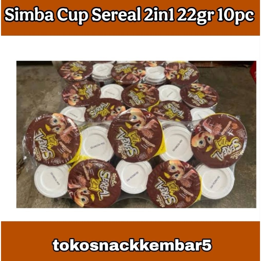 

Simba Cup Sereal 2 in 1 Isi 10pax Coklat