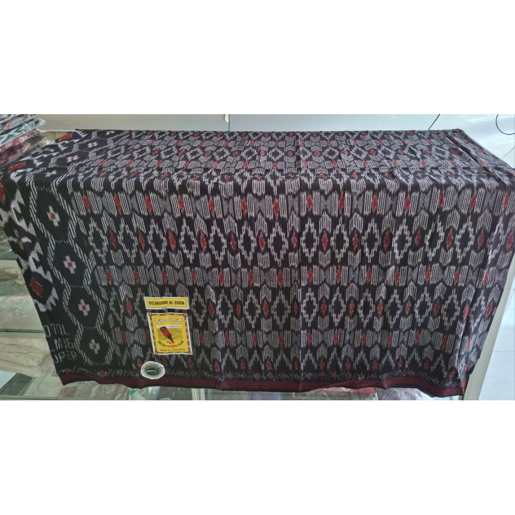 Sarung Tenun Botol Sahara Tenun ATBM Kerajinan Tenun Wanareja Handmade Sarung Goyor Al Giblah Benang