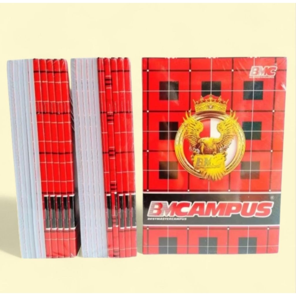 

Buku Tulis Boxy BMCampus Ukuran Panjang 50 Lembar 10 Buku RB9