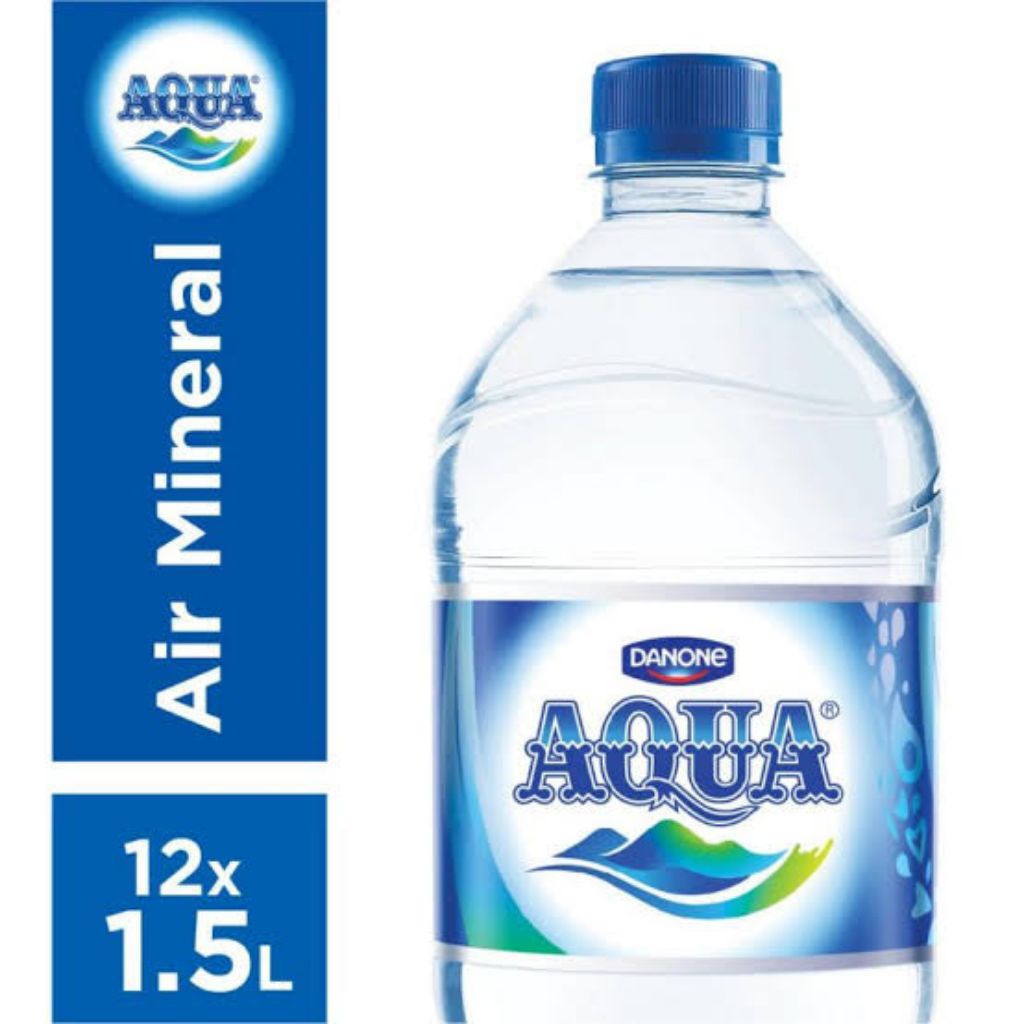 

BOTOL AQUA BEKAS AIR MINERAL KEMASAN 1500 ML