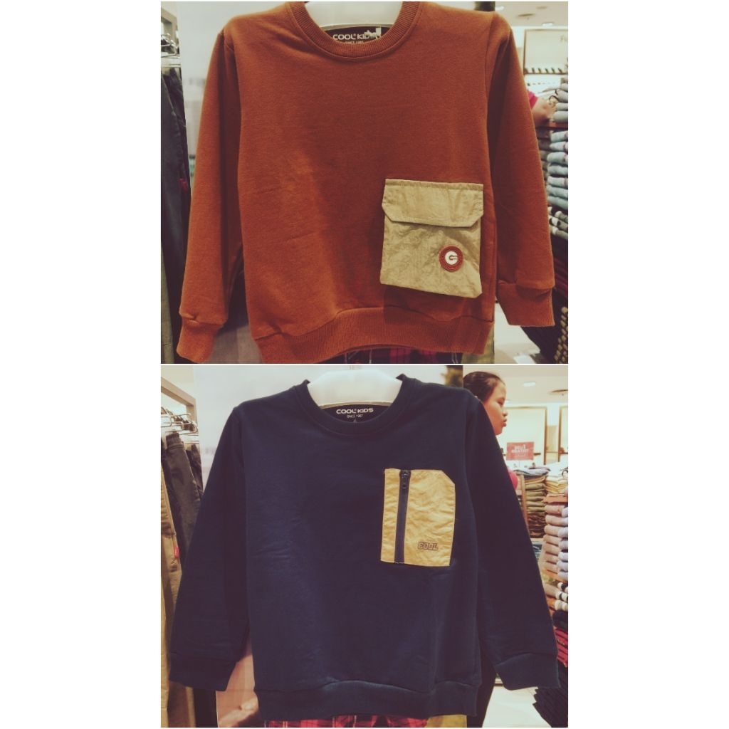 (4-14 tahun) SWEATER ANAK COWOK ORIGINAL COOL KIDS