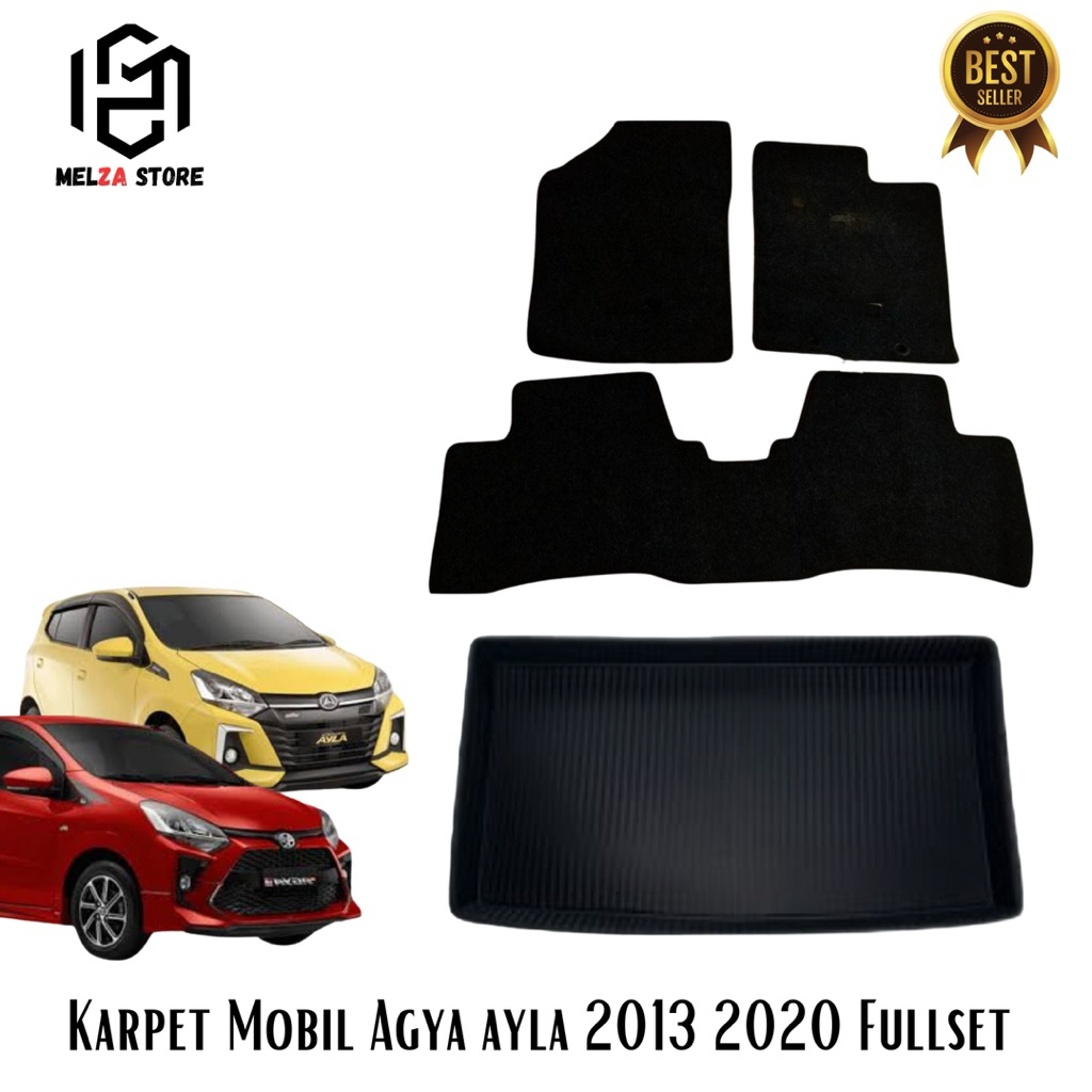 KARPET MOBIL AGYA ALYA 2013 2020 FULL SET / MATRAS ALAS MOBIL AGYA ALYA 2013- 2020