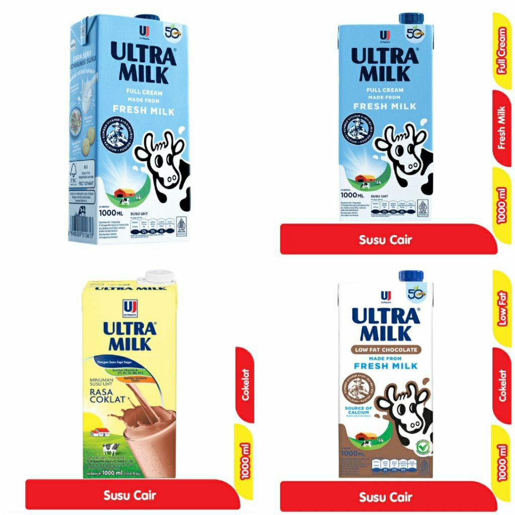 

Ultra Milk Susu UHT Kotak 1L