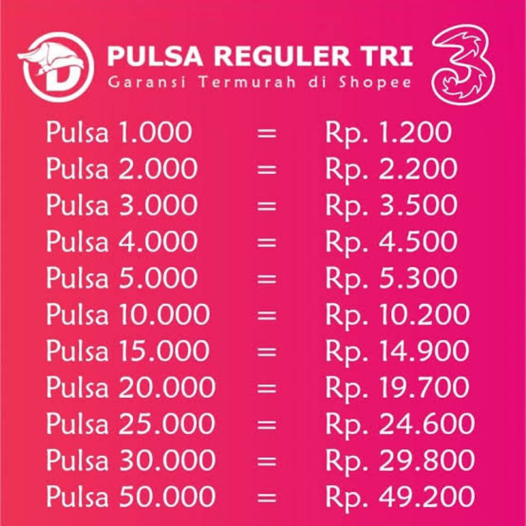 pulsa tri