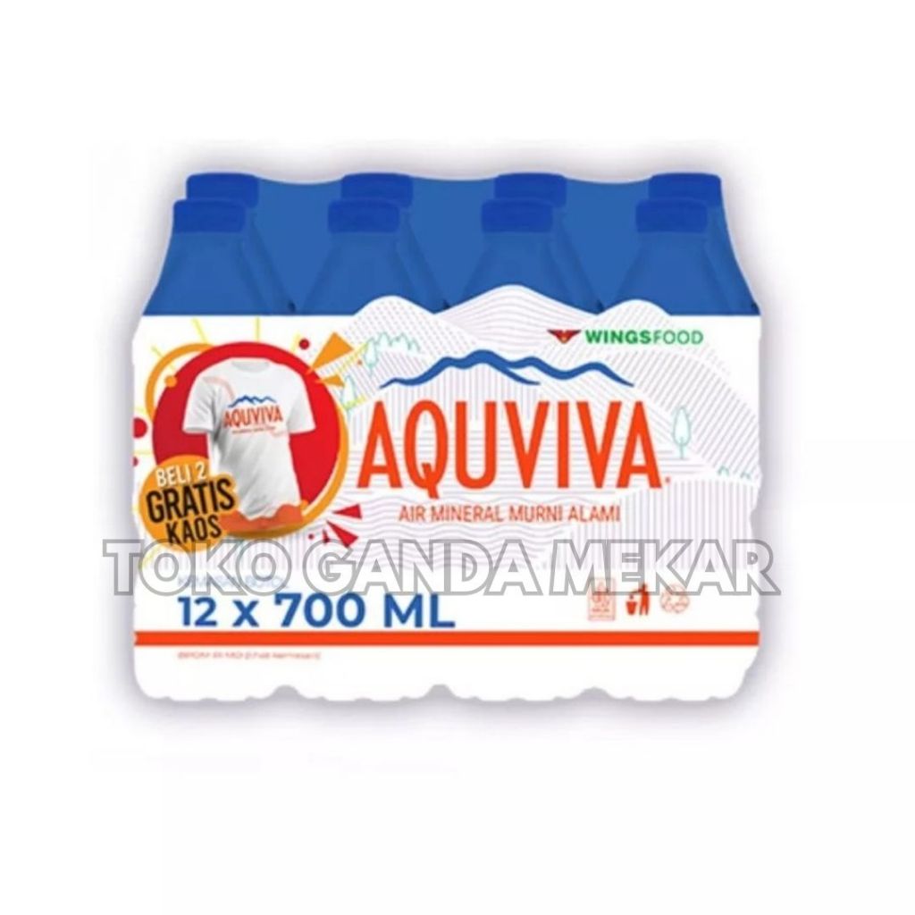 

AQUVIVA 700ML × 12 PCS/ AIR MINERAL 700ML/AIR MINERAL AQUVIVA