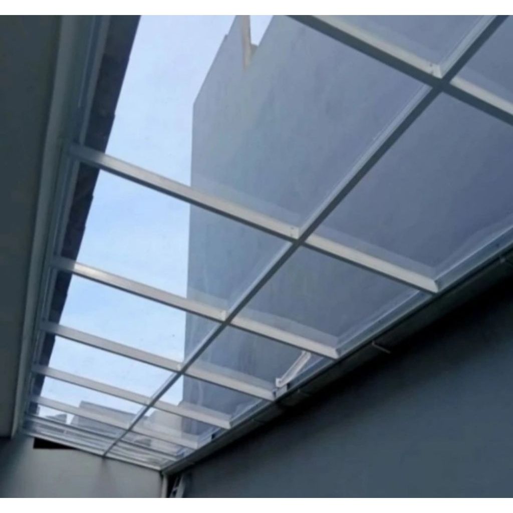 kanopi transparan solartuff flat 1.2mm