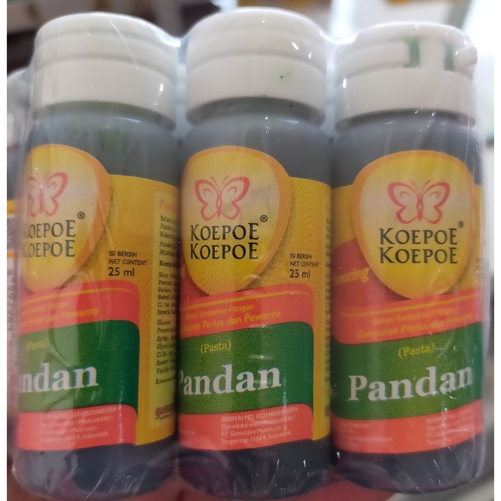 

koepoe koepoe pasta pandan/pasta pandan 25ml/pasta pandan 60ml