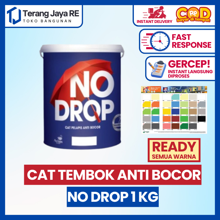 No Drop 1 Kg Cat pelapis tembok anti bocor - nodrop kaleng