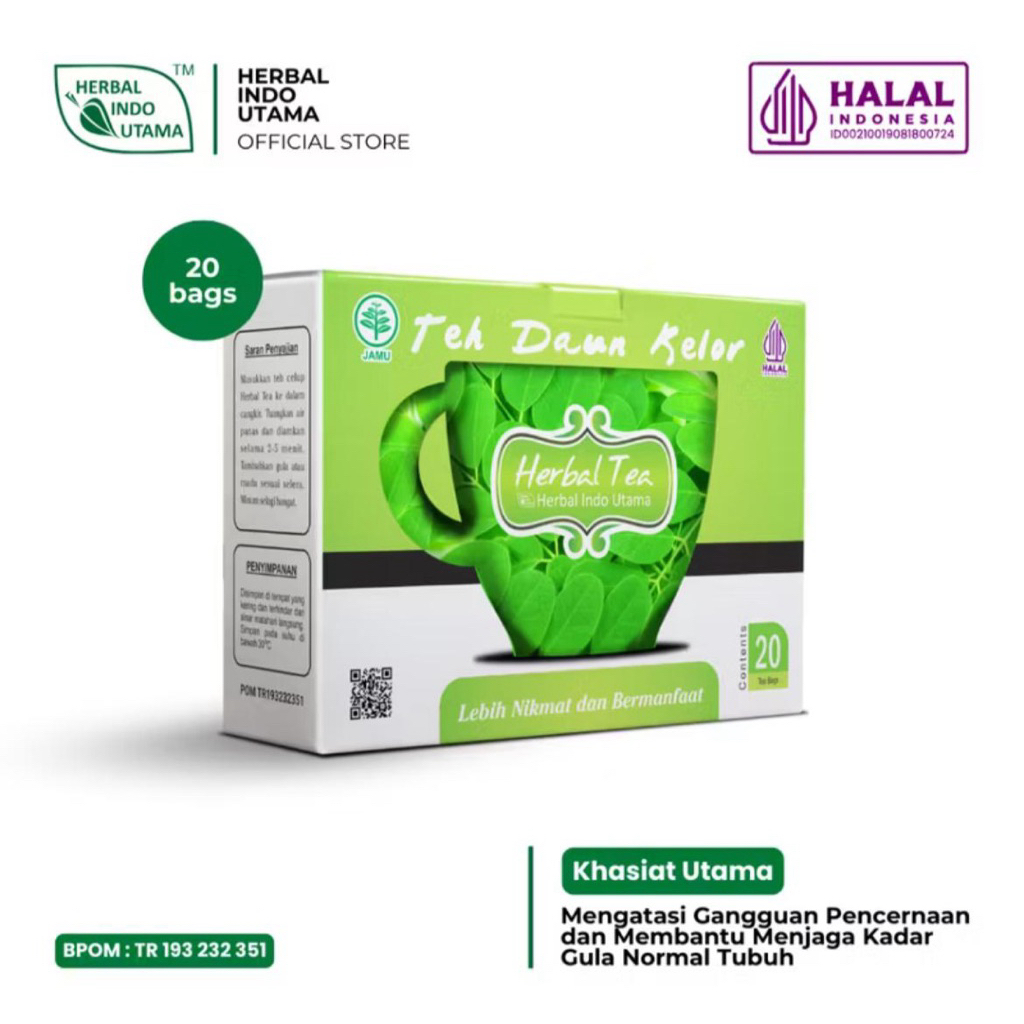 

HIU – TEH DAUN KELOR Atasi Gangguan Pencernaan dan Menjaga Kadar Gula Normal Tubuh Herbal Indo Utama