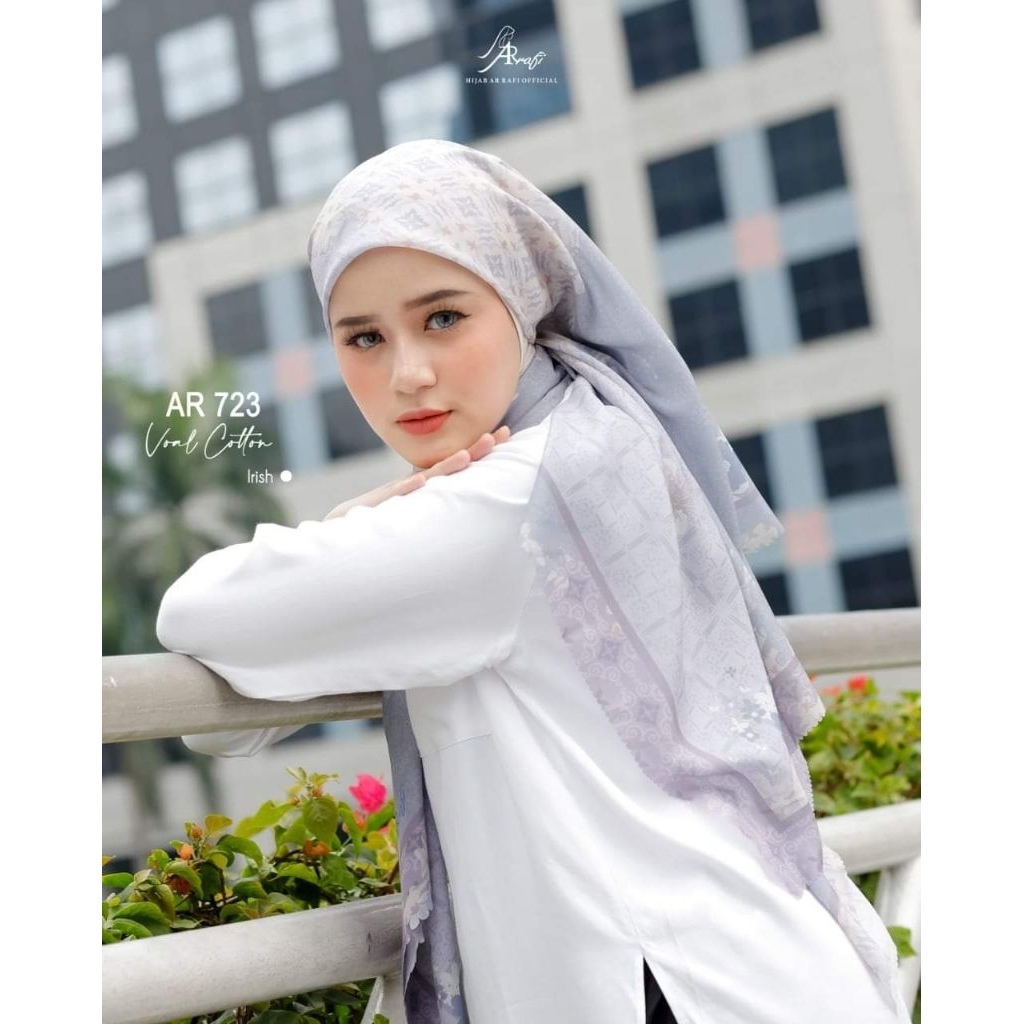AR 723 hijab segiempat by Arrafi