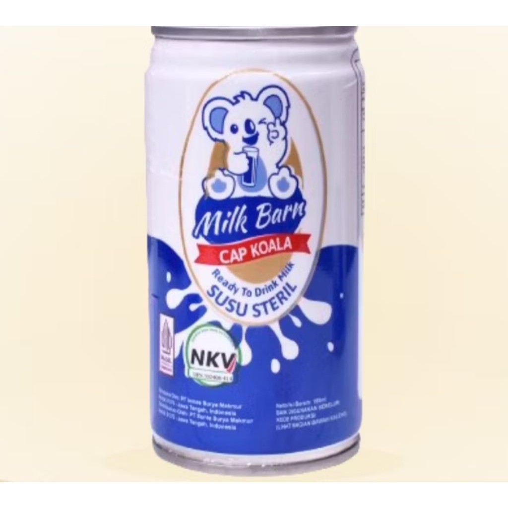 

Milk Barn Cap Koala Susu Steril 189ml Exp. DEC 2025