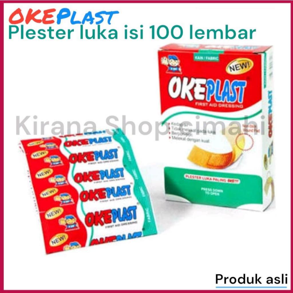 OKEPLAST  PLESTER LUKA ISI 100 PCS / OKEPLAST 100