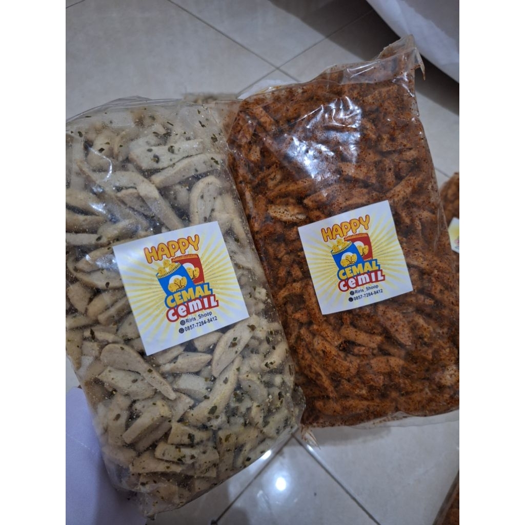 

Basreng Pedas Daun Jeruk / Ori Daun Jeruk 1000gr & 500gr