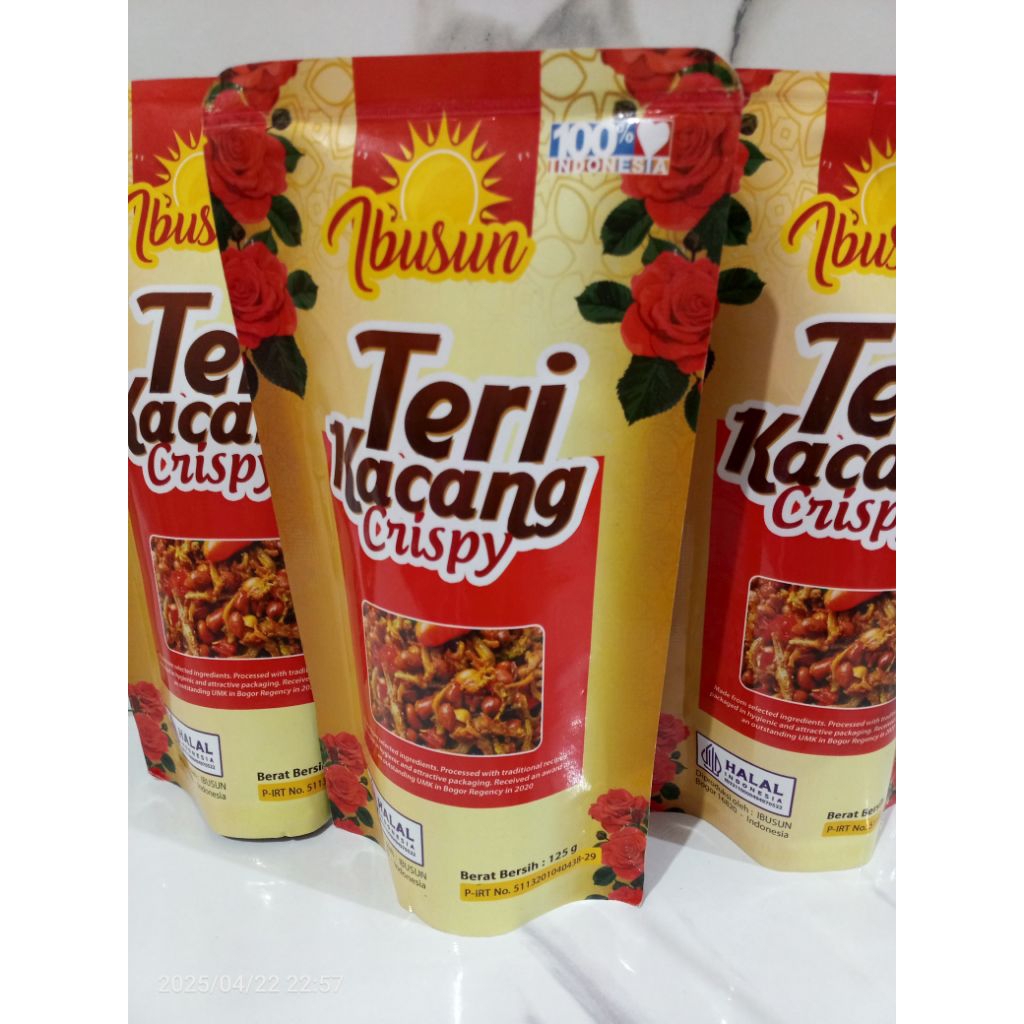 

Teri kacang Gurih asin