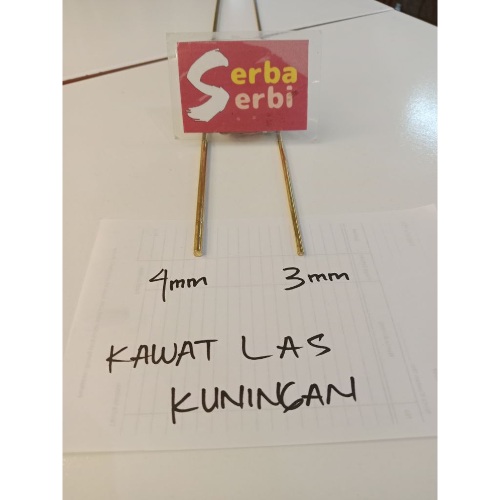 -/BATANG KAWAT LAS KUNINGAN-Kawat las kuningan pjng 1meter