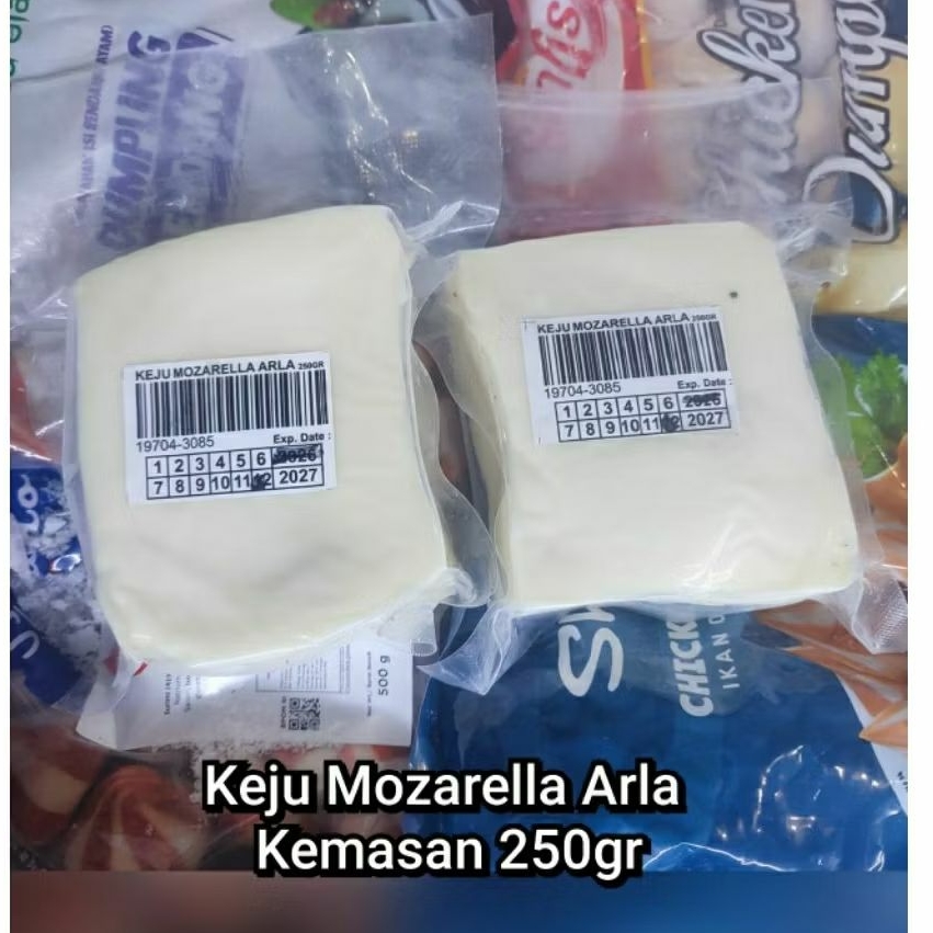 

keju mozzarella arla 250gr/Mozarella keju toping pizza corndog dll