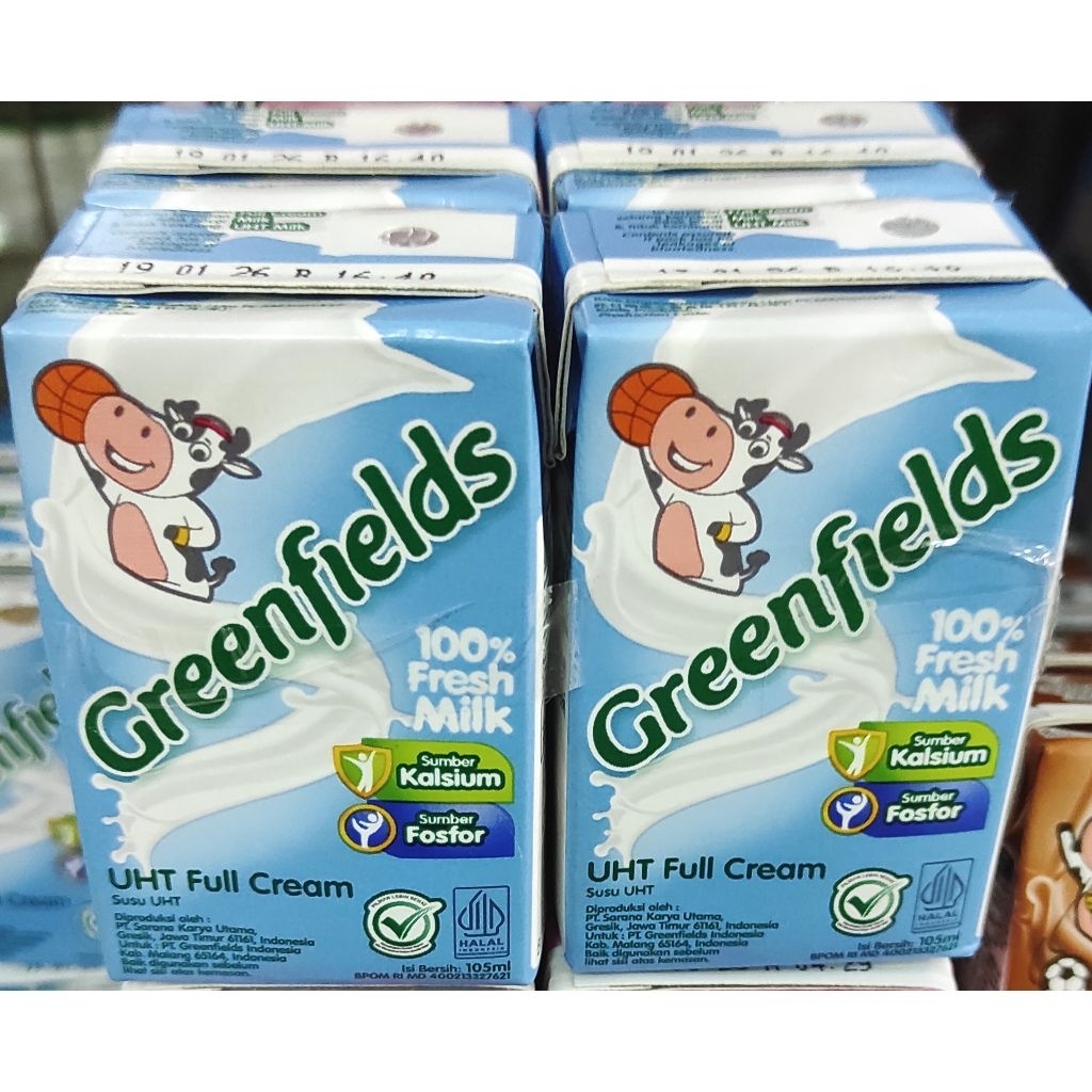 

Greenfields susu UHT 4pcs x 105ml fresh milk