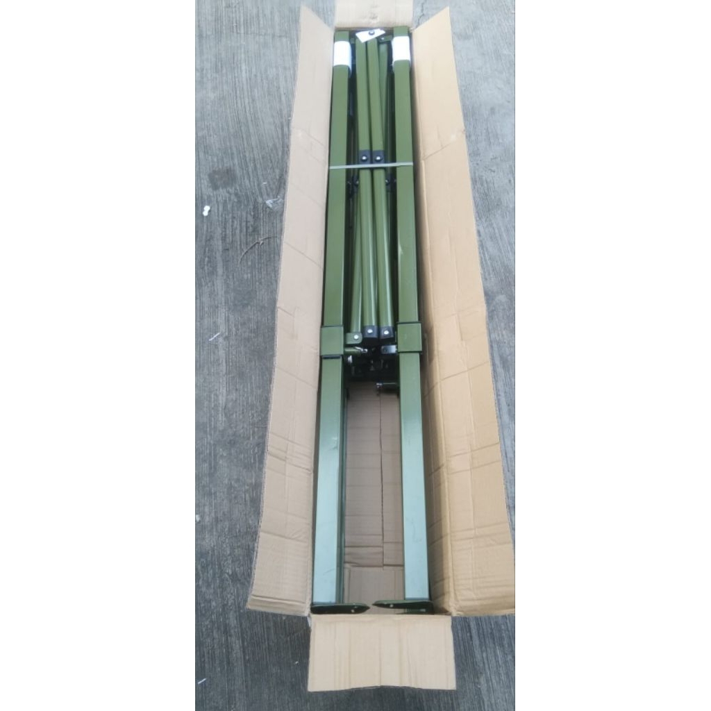 rangka tenda lipat ukuran 2x2 besi super premium rangka hijau ketanlan besi 1,4mm