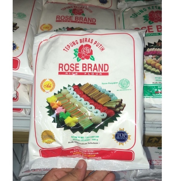 

Rose brand tepung beras 500gr // TEPUNG BERAS ROSE BRAND
