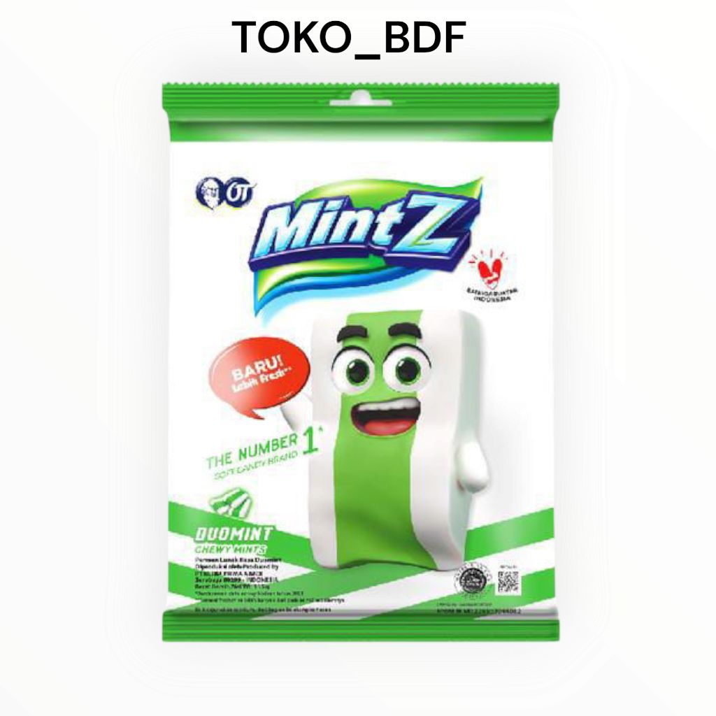 

1 Bungkus Permen Mintz 110gr Isi 50 pc