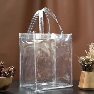 

Custom Tas Tenteng Mika Transparant Premium Varian size tas hampers transparan PRE ORDER
