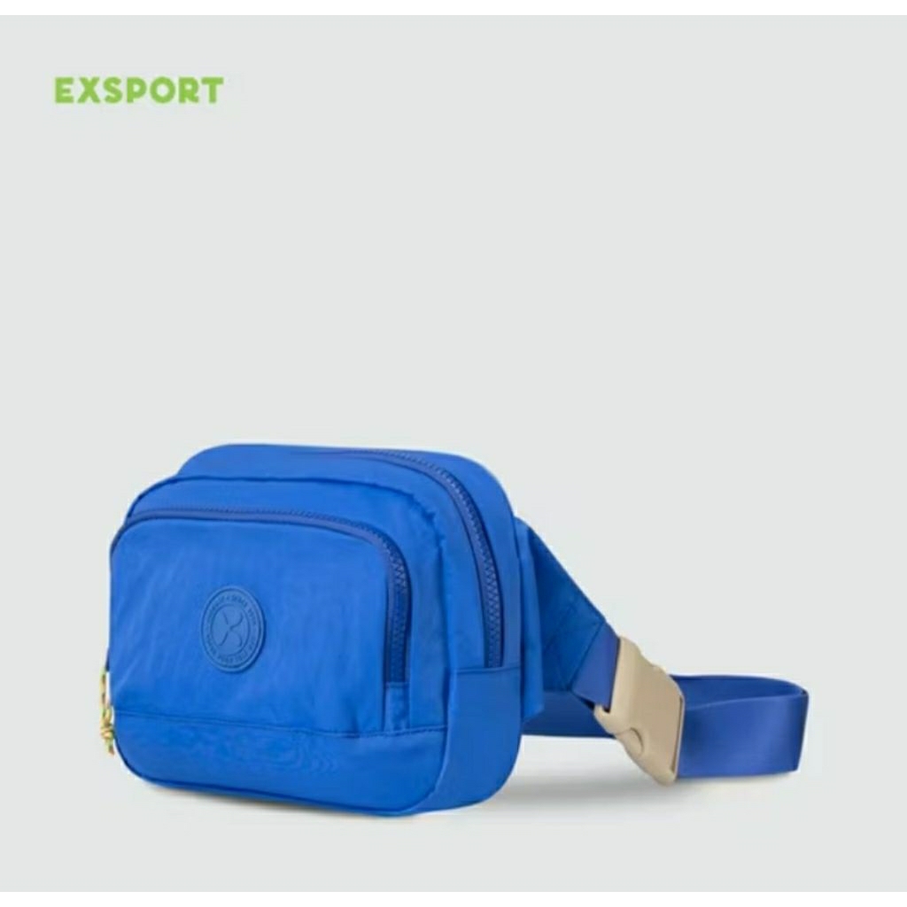 ORIGINAL EXSPORT TAS PINGGANG CARRY ALL WAIST BAG BLUE (NEW)