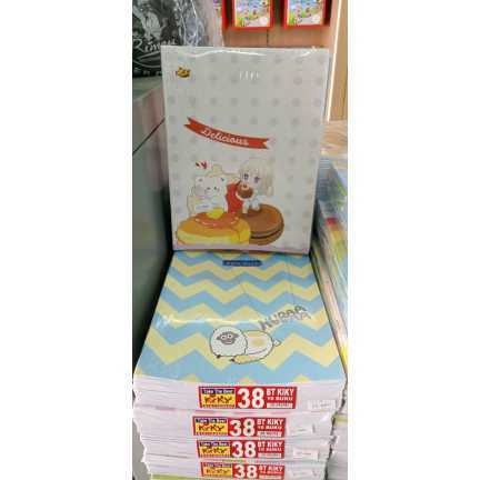 

Buku Tulis Kiky 38 Lembar - 1 Pack Isi 10 Buku, Praktis dan Berkualitas RB9