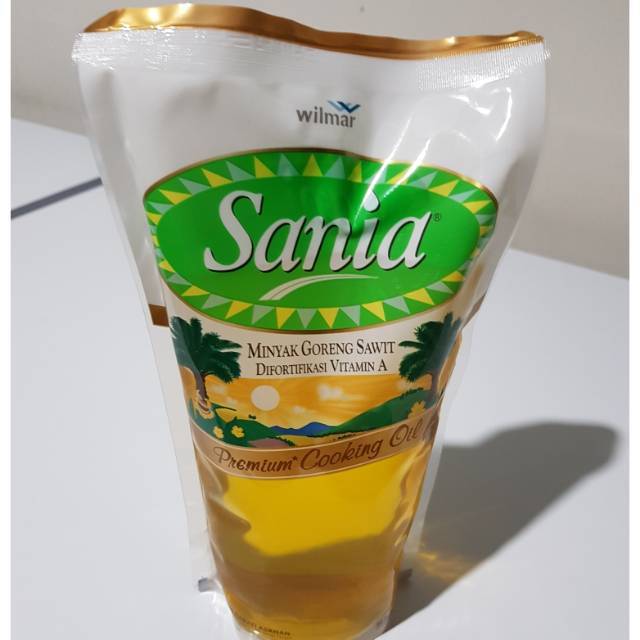 

Minyak Sania pouch 1 Liter /KHUSUS GOSEND