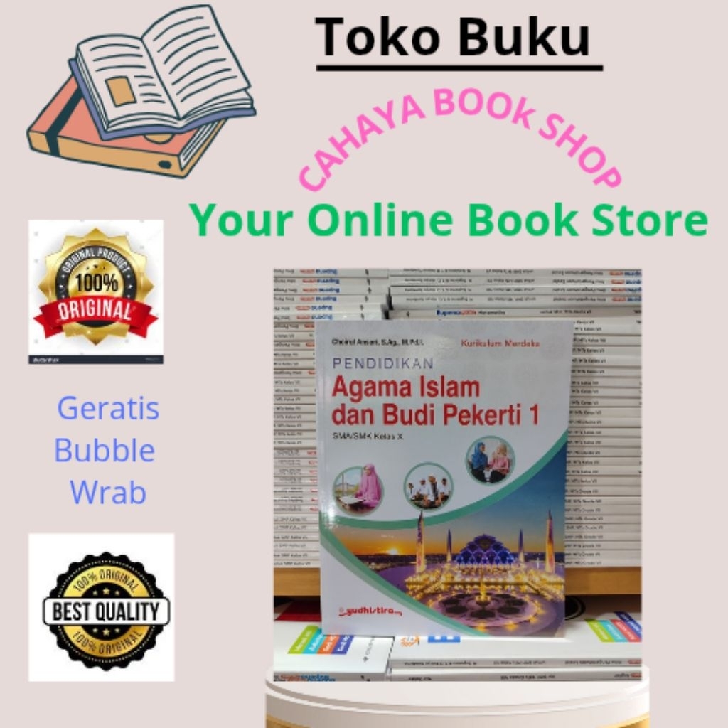 Buku Pendidikan Agama Islam Kelas 10,11,12 SMA  Revisi Kurikulum Merdeka Yudhistira