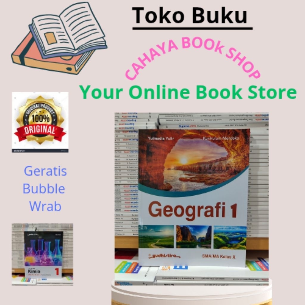 Buku Geografi Kelas 10,11,12 SMA/MA Revisi Kurikulum Merdeka Yudhistira