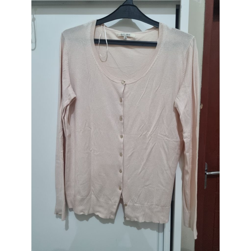 Cardigan Soft Pink Easy Wear