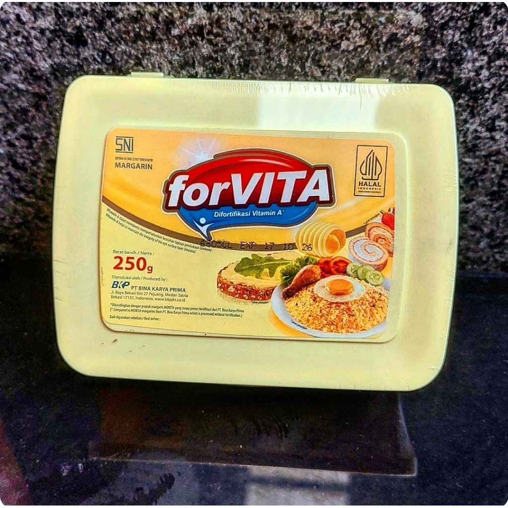 

mentega forvita 250g