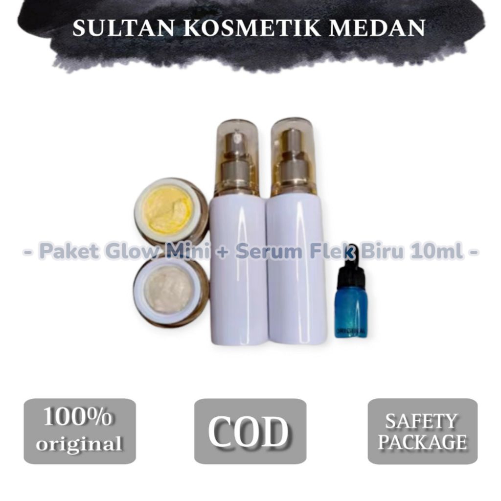 SULTAN - Paket Glwmini + Serum Flek Biru 10ml
