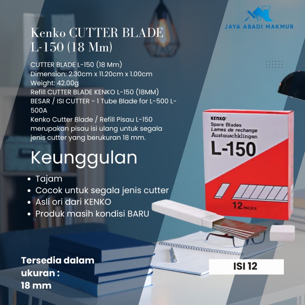 

Kenko Cutter Blade L-150 18 mm