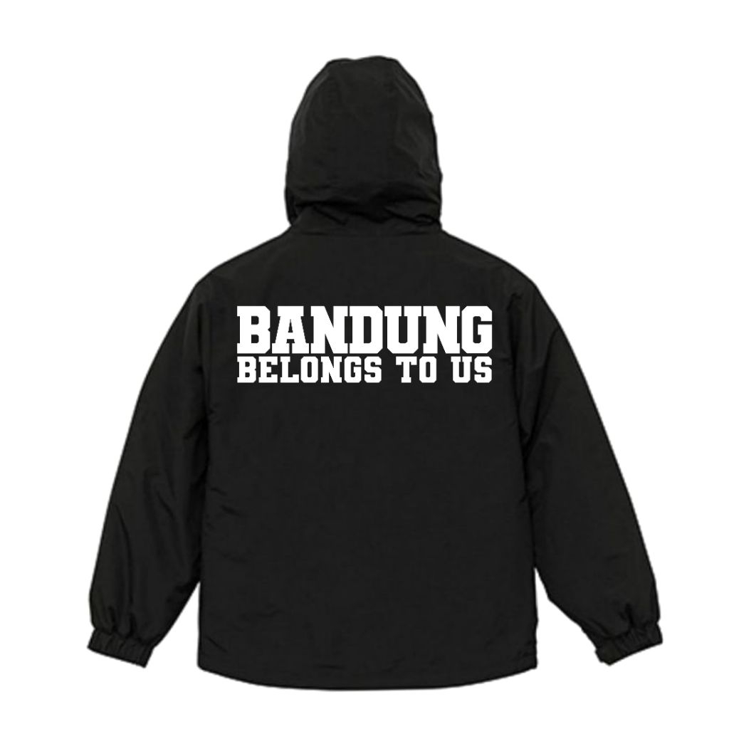Jacket Casual Bandung BelongsToUs Ultras Jaket Winbreaker Hitam