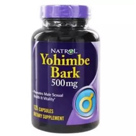 TERMURAH Peningkat Gairah Natrol Yohimbe Bark 500mg Eceran 1 kapsul