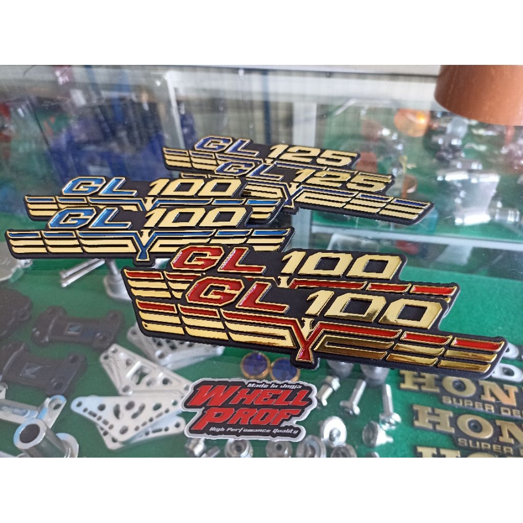 Emblem Tepong GL 100 GL 125 Whellprof