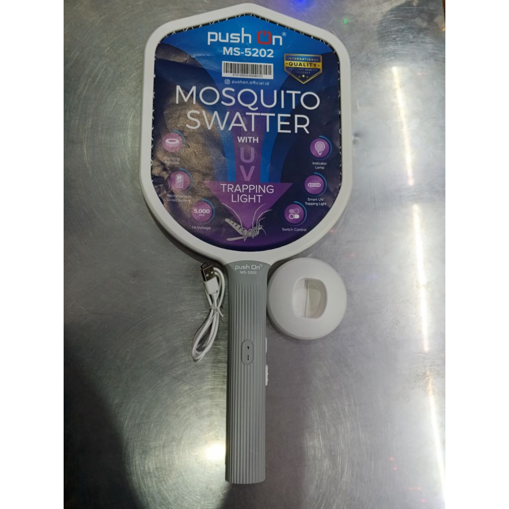 Raket Nyamuk Elektrik - Push On ms-5202